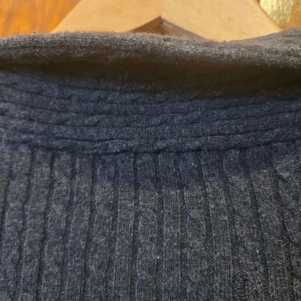 JEANNE PIERRE Charcoal Cowl Neck Sweater Small - Picture 5 of 5